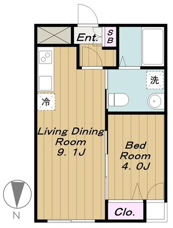 ジェムストーン池上の物件間取画像